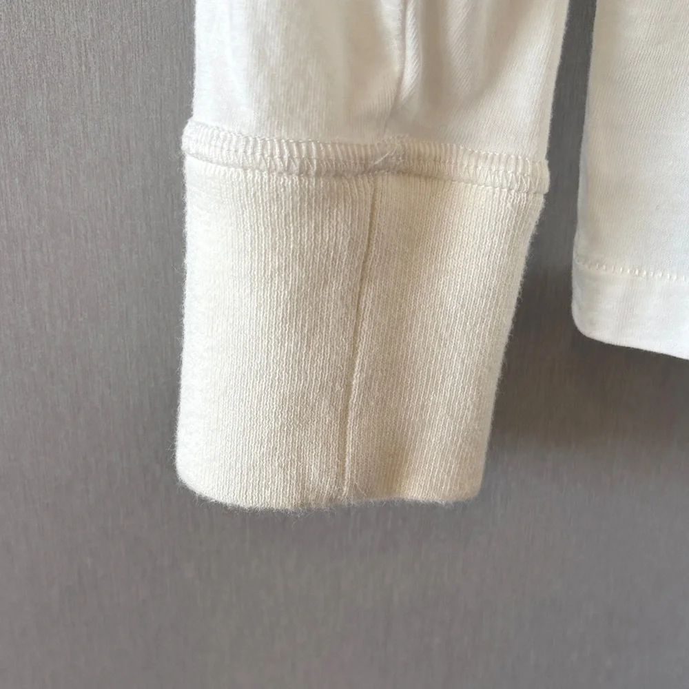 Tom Ford Cream Long-Sleeve Henley Shirt - Picture 4 of 5